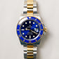 2023 Rolex Blue Submariner Two Tone Yellow Gold