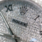 2022 Rolex Datejust 41 Full Iced Out Stainless Steel