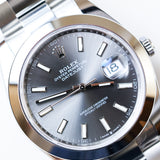 2024 Rolex Datejust 41 Grey Dial 126300