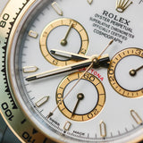 2024 Rolex Cosmograph Daytona White Dial Two Tone YG 40mm