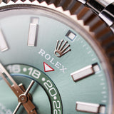 2024 Rolex Sky Dweller Mint Green Dial Fluted Jubilee