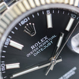 2023 Rolex Datejust 41 Black Dial Fluted Jubilee