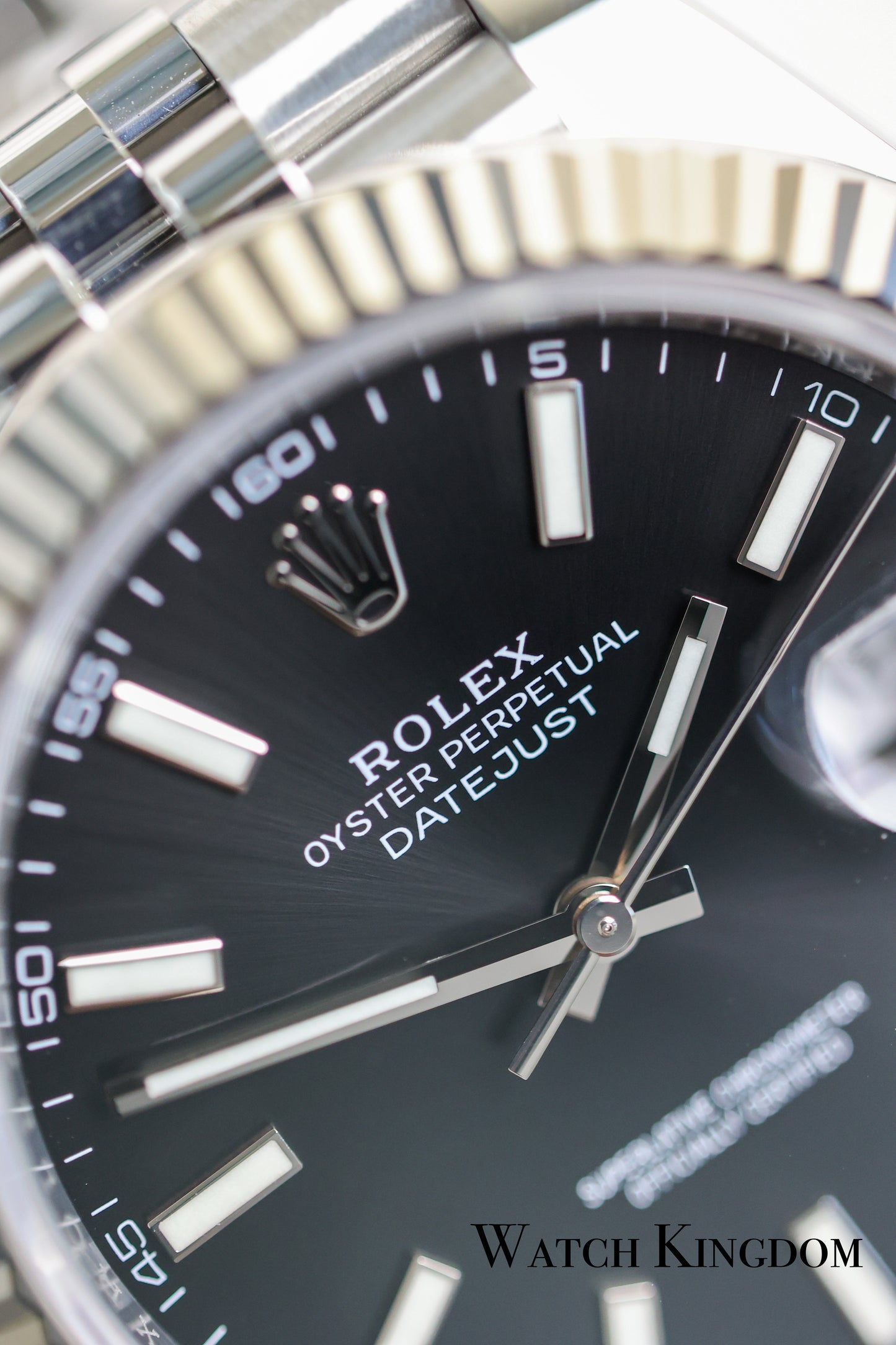 2023 Rolex Datejust 41 Black Dial Fluted Jubilee