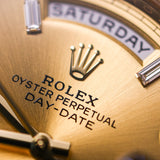 2023 Rolex Daydate 40 Champagne Diamonds Dial Yellow Gold