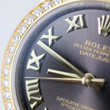 2024 Rolex Datejust 31 Dark Grey Dial Diamonds Bezel Jubilee Ref.278383RBR