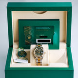 2023 Rolex Datejust 31 Green Dial Two Tone Yellow Gold