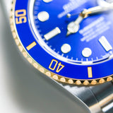 2023 Rolex Blue Submariner Two Tone Yellow Gold