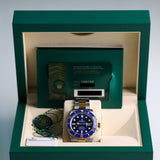 2023 Rolex Blue Submariner Two Tone Yellow Gold