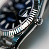 2023 Rolex Datejust 41 Blue Dial Fluted Jubilee