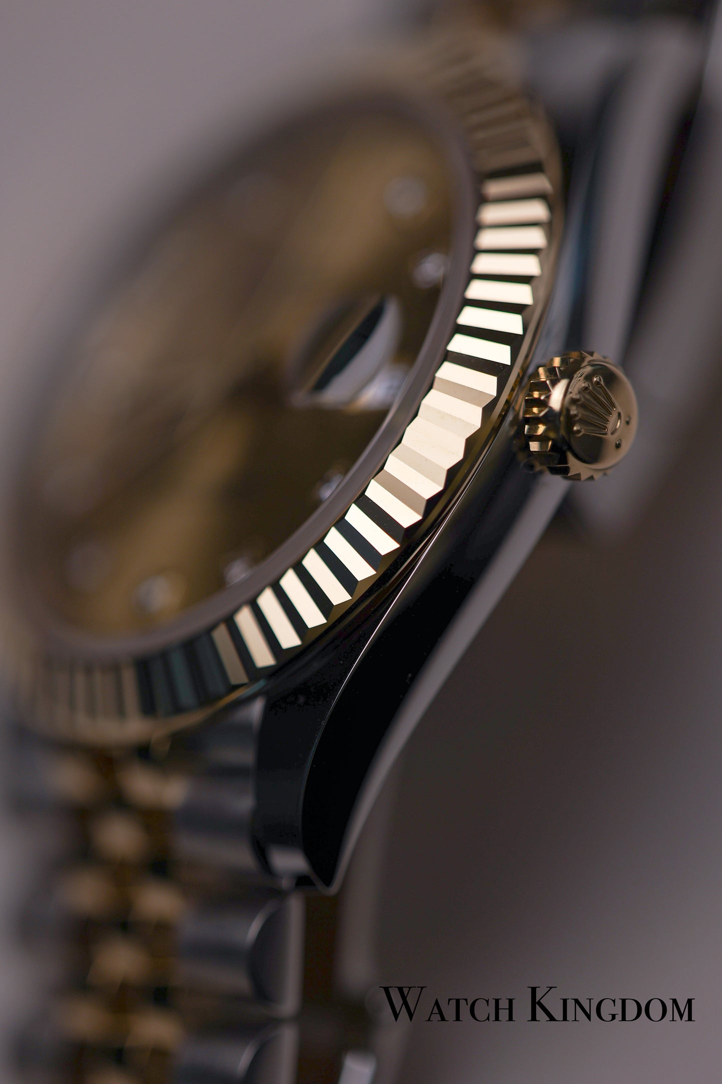 2023 Rolex Datejust 41 Champagne Diamonds Dial Fluted Jubilee Two Tone Yellow Gold
