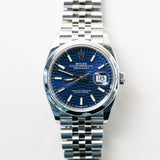 2023 Rolex Datejust 36 Blue Dial Jubilee