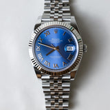 2024 Rolex Datejust Azzurro Blue Dial Fluted Jubilee Ref. 126334