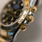 2023 Rolex Daytona Black Diamonds Dial Two Tone Yellow Gold