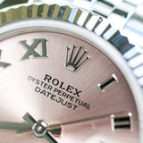 2024 Rolex Datejust 31 Pink Dial Fluted Jubilee