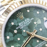 2024 Rolex Datejust 31 Green Dial Two Tone YG