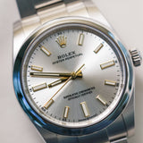 2023 Rolex Oyster Perpetual 34 Silver Dial