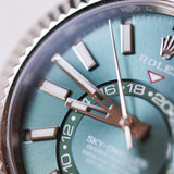 2024 Rolex Sky Dweller Mint Green Dial Fluted Jubilee