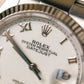 2023 Rolex Datejust 36 White Dial Fluted Oyster Bracelet