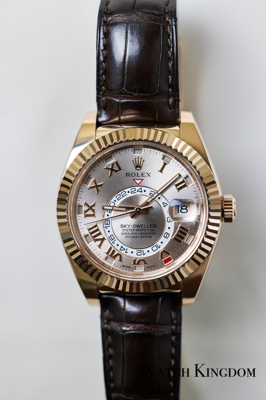 2016 Rolex Sky-Dweller Sundust Dial Rose Gold