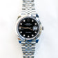 2024 Rolex Datejust 41 Black Dial Fluted Jubilee