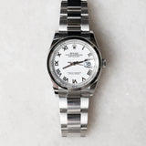 2024 Rolex Datejust 36 White Dial Smooth Bezel Oyster Bracelet