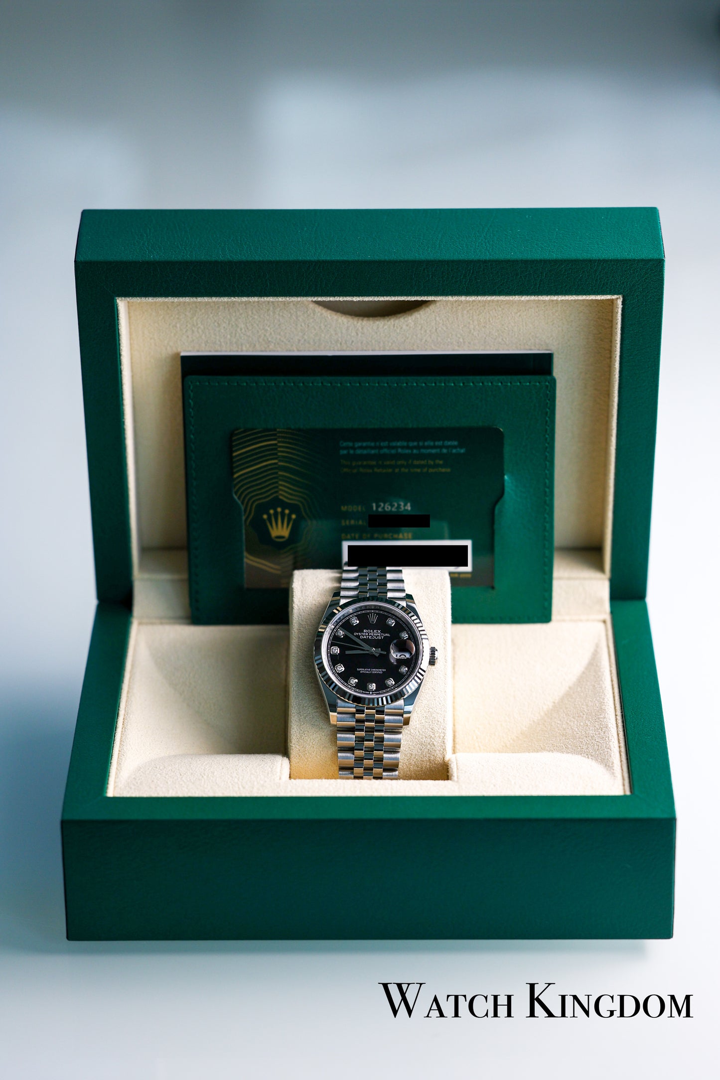 2023 Rolex Datejust 36 Black Dial Fluted Jubilee