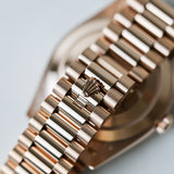 2024 Rolex Daydate 40 Chocolate Dial Rose Gold 228235