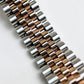 2023 Rolex Datejust 36 White Dial Fluted Jubilee Two Tone Rose Gold
