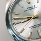 2023 Rolex Oyster Perpetual 34 Silver Dial