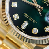 2024 Rolex Daydate 36 Green Dial 128238