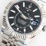 2024 Rolex Sky-Dweller Black Dial Fluted Jubilee 42mm