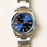 2023 Rolex Oyster Perpetual 34 Blue Dial