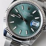 2024 Rolex Datejust 36 Green Dial 126234