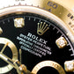 2023 Rolex Daytona Black Diamonds Dial Two Tone Yellow Gold
