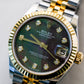 2023 Rolex Black MOP Dial Fluted Jubilee Two Tone Yellow Gold