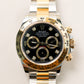 2023 Rolex Daytona Black Diamonds Dial Two Tone Yellow Gold