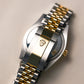 202x Rolex Datejust 36 Black Diamonds Dial Fluted Jubilee Two Tone Yellow Gold