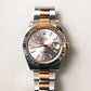 2022 Rolex Datejust 41 Sundust Dial Fluted Oyster Bracelet Two Tone Rose Gold