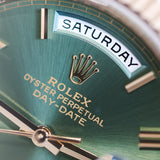 2024 Rolex Daydate 40 Olive Dial Rose Gold 228235