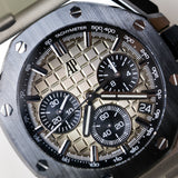 2022 Audemars Piguet Royal Oak Offshore Chronograph Mint Smoke Taupe Dial 43mm