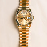 2023 Rolex Daydate 36 Champagne Dial Yellow Gold