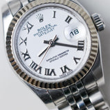 2016 Rolex Datejust 26 White Dial Fluted Jubilee