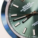 2023 Rolex Datejust 41 Mint Green Dial Smooth Bezel Oyster Bracelet