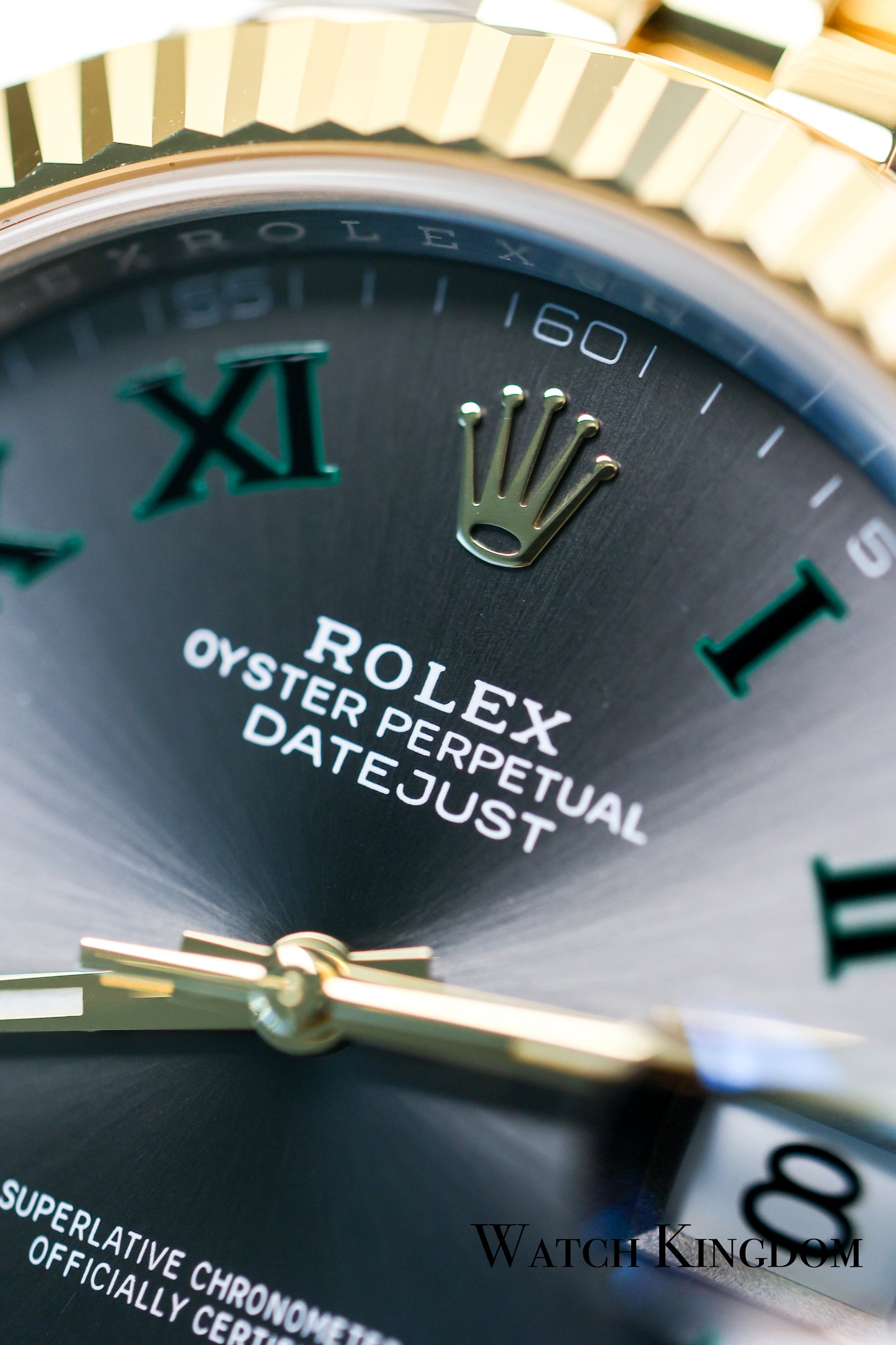 2023 Rolex Datejust 41 Fluted Jubilee Two Tone Yellow Gold ‘Wimbeldon’