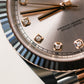 2023 Rolex Datejust 41 Sundust Diamonds Dial Fluted Jubilee Two Tone Rose Gold