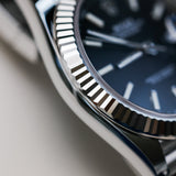 2024 Rolex Datejust 41 Black Dial Fluted Jubilee