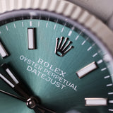 2024 Rolex Datejust 36 Green Dial Fluted Oyster