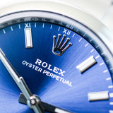 2023 Rolex Oyster Perpetual 34 Blue Dial