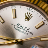 2023 Rolex Datejust 41 Silver Dial Fluted Jubilee Two Tone Yellow Gold