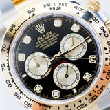 2023 Rolex Cosmograph Daytona Black Dial Two Tone YG